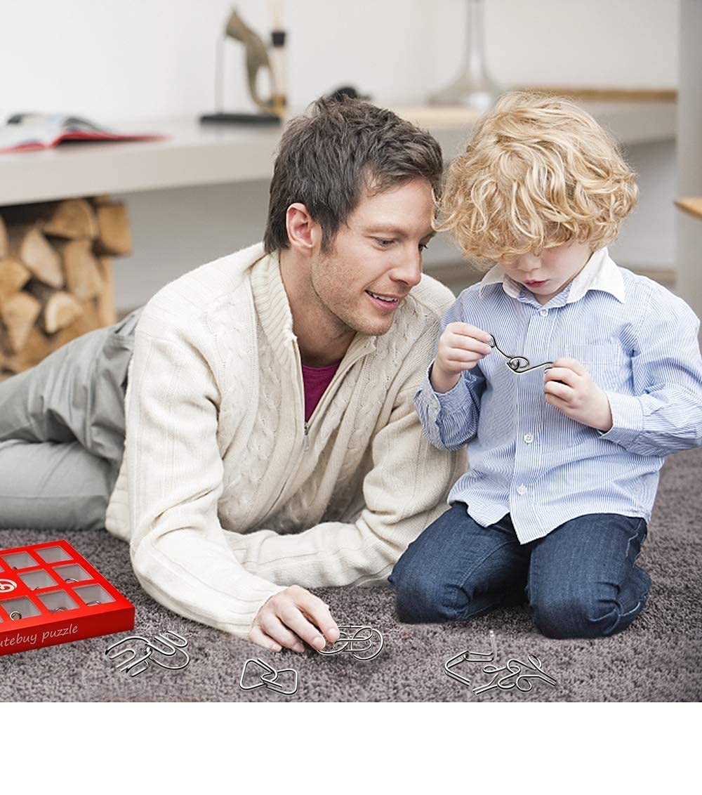 Brain Twist Metal Puzzle IQ Test