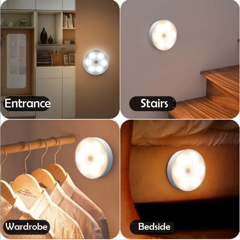rechargeable led motion sensor light ( Pack of 3)