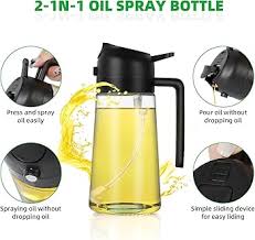 2 in 1 Oil Sprayer and Oil Dispenser Bottle 500ml