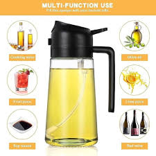 2 in 1 Oil Sprayer and Oil Dispenser Bottle 500ml